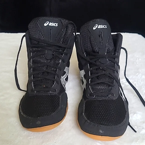 Asics Black Matflex Wrestling Shoes - Picture 2 of 3